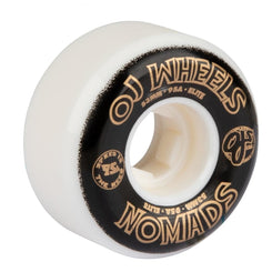OJ Elite Skateboard Wheels Nomads 95a - White - Skatewarehouse.co.uk