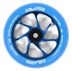 Slamm 110mm Team Wheels - Blue / Blue - 110mm - Skatewarehouse.co.uk