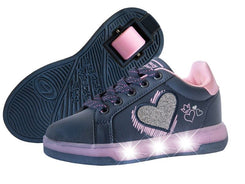 Breezy Rollers Shoes With Wheels Light Heart - Purple - Skatewarehouse.co.uk