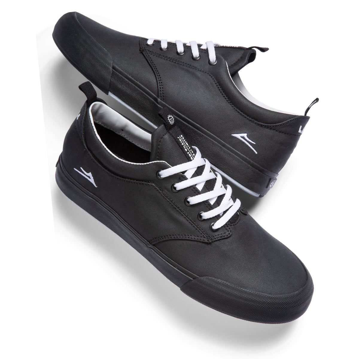 Lakai Wilkins VLK Canvas Skate Shoes Black