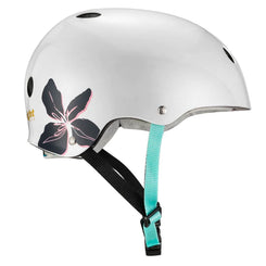 Triple Eight Sweatsaver Certified Helmet - Floral - Skatewarehouse.co.uk