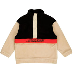 Santa Cruz Womens Jacket Strip Overhead Fleece - Multi - Skatewarehouse.co.uk