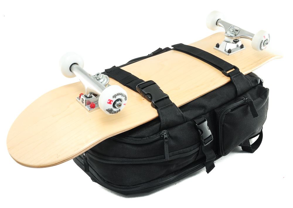 Venom Skateboards PRO Backpack with Skate Carrier Black