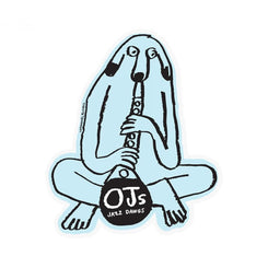 OJ Stickers OJs Jazz Dawgs (25 Pack) - Skatewarehouse.co.uk