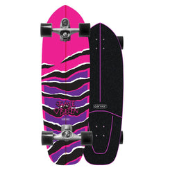 Carver JOB Pink Tiger Surfskate Cruiser Skateboard C7 - 10.25" x 33.5" WB 17.5" - Skatewarehouse.co.uk