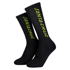 Santa Cruz Sock Strip Black - 8-11 - Skatewarehouse.co.uk