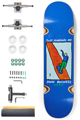 Polar Skate Co. Dane Brady Just Minding My Own Business Custom Complete Pro Skateboard Kit - 8.0" - Skatewarehouse.co.uk