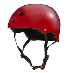 Triple Eight Sweatsaver Cert Helmet Glossy Scarlet - Skatewarehouse.co.uk