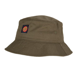 Santa Cruz Hat Classic Label Bucket Hat - Moss