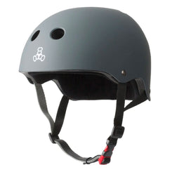Triple Eight Sweatsaver Certified Helmet - Rubber Carbon - Skatewarehouse.co.uk
