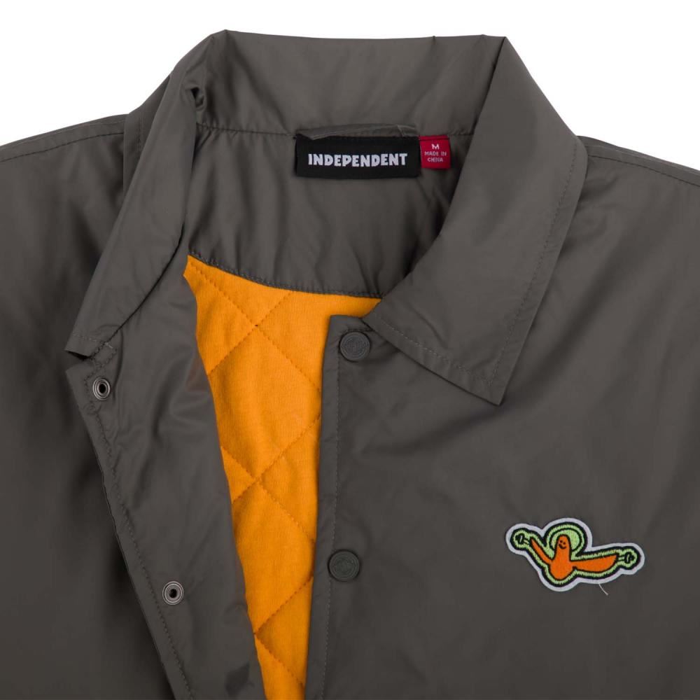 スケートボード GONZ HANGER WINDBREAKER JACKET MENS Independent Jacket Gonz Hanger Windbreaker - Grey