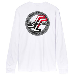 Santa Cruz Longsleeve T-Shirt MFG OGSC L/S T-Shirt - White - Skatewarehouse.co.uk