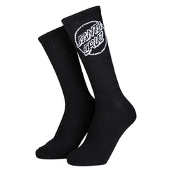 Santa Cruz Sock Opus Dot Black - 8-11 - Skatewarehouse.co.uk