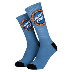 Santa Cruz Sock Speed MFG Dusty Blue - 8-11 - Skatewarehouse.co.uk