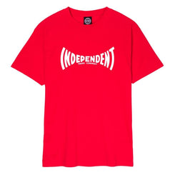 Independent T-Shirt Span Logo T-Shirt Red - XL - OUTLET - Skatewarehouse.co.uk