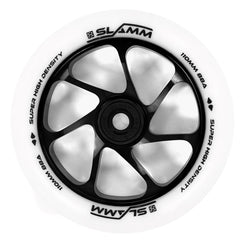Slamm 110mm Team Wheels - White / Black - 110mm - Skatewarehouse.co.uk