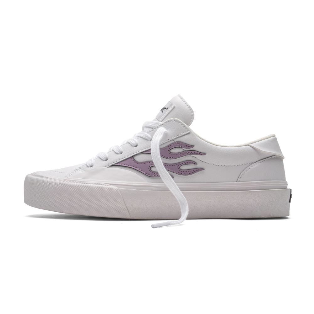 Straye Footwear Logan Flame White Lavender Leather