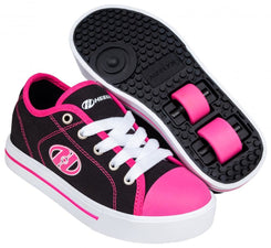 Heelys X2 Classic X2  - Black / White / Hot Pink - Skatewarehouse.co.uk