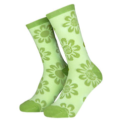 Santa Cruz Womens Socks Flora (2 Pack) Assorted - 4-7 - Skatewarehouse.co.uk