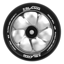 Slamm 110mm Team Wheels - Black / Silver - 110mm - Skatewarehouse.co.uk