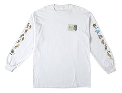 Anti Hero L/S T-Shirt Roached Out - White / Multi Color Prints