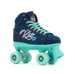 Rio Roller Lumina Quad Skates - Navy / Green - Skatewarehouse.co.uk