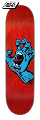Santa Cruz Screaming Hand Red Skateboard Deck - 8.0" - Skatewarehouse.co.uk