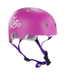 Rio Roller Script Helmet - Pink - Skatewarehouse.co.uk