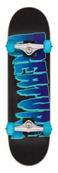 Creature Logo Micro Blue / Black Complete Skateboard - 7.5" - Skatewarehouse.co.uk