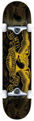 Anti Hero Repeater Eagle Black / Yellow Complete Skateboard - 7.75" - Skatewarehouse.co.uk