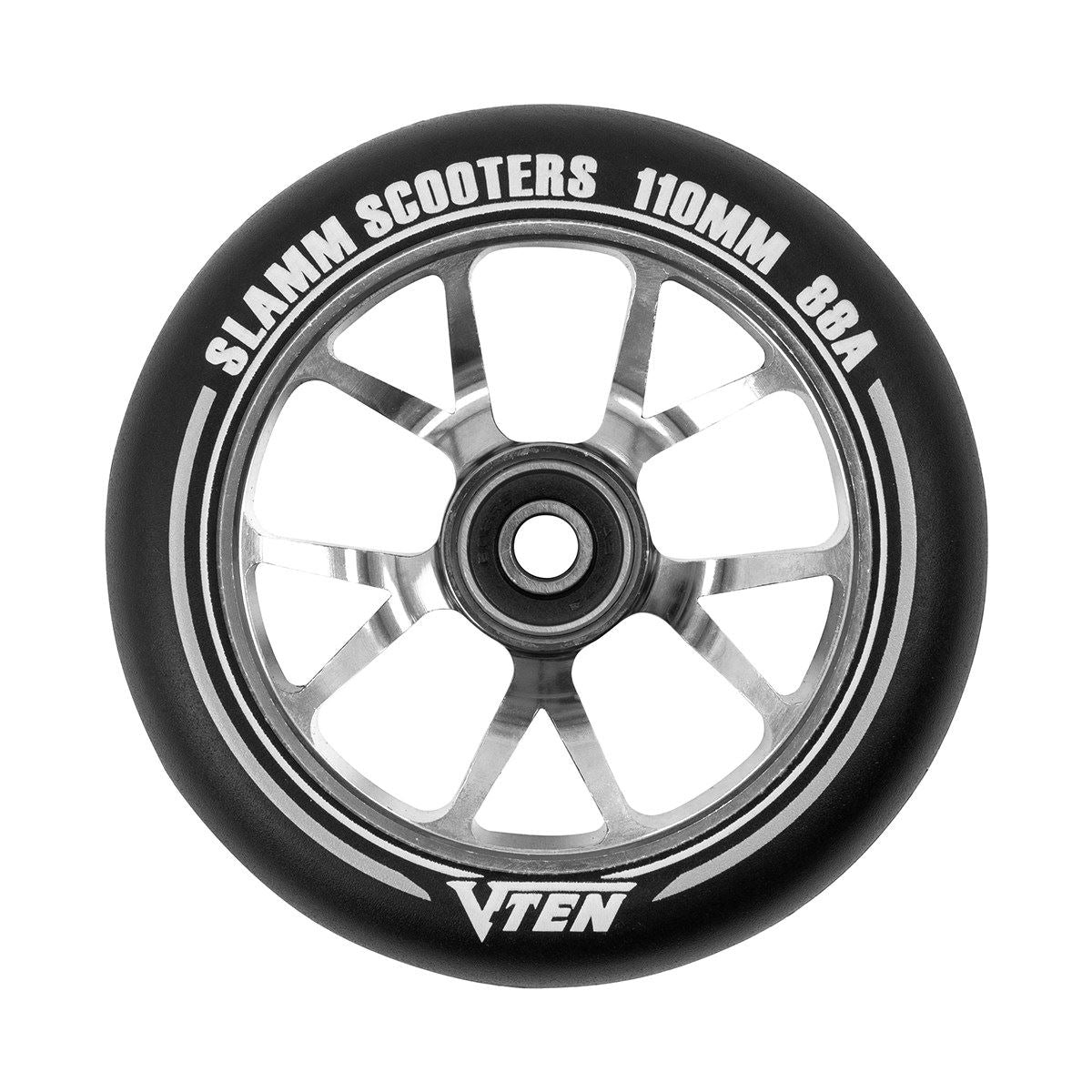 Slamm Scooter 110mm VTen II Scooter Wheels Titanium Skatewarehouse