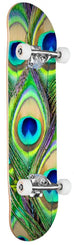 Mini Logo Peacock Feather  Complete Skateboard - 7.5" - Skatewarehouse.co.uk