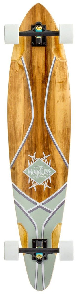Mindless Core Pintail Red Gum Complete Longboard - 9.75" x 44" - Skatewarehouse.co.uk