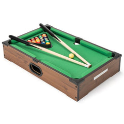 Toyrific 20" Pool Table Game - Dark Brown