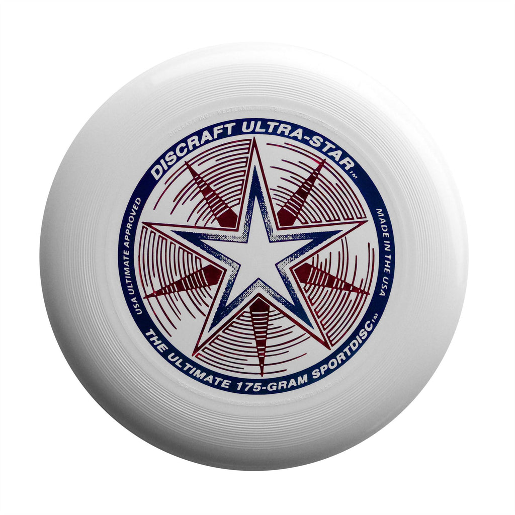 Discraft 175g Ultrastar SportDisc - White Flying Disc - One Size