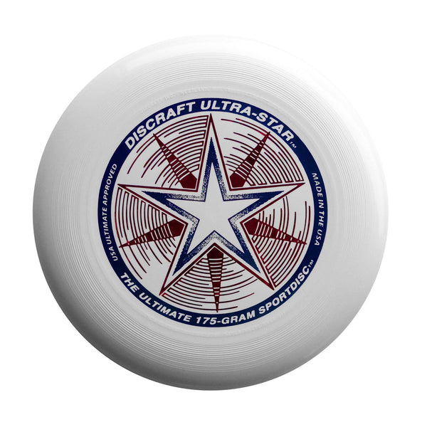 Discraft 175g Ultrastar SportDisc - White Flying Disc - One Size