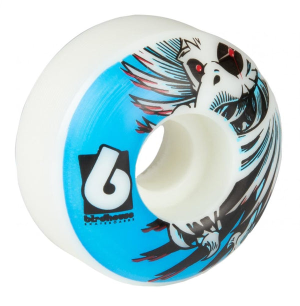 Birdhouse Skateboard Wheels Hawk Spiral - White - Skatewarehouse.co.uk