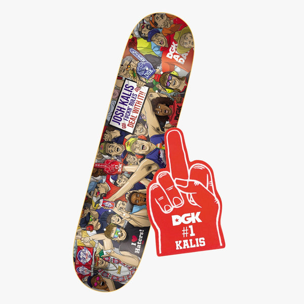DGK Deal With It Kalis Skateboard Deck - 8.25