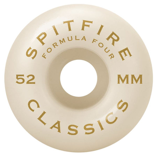 Spitfire F4 101 Classic (Natural/Green) Skateboard Wheels