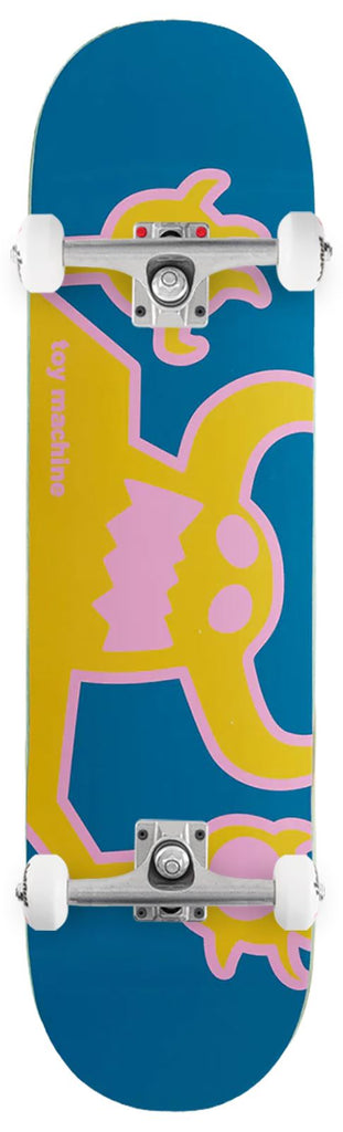 Toy Machine 'Original Monster' Blue/Yellow x Venom Custom Complete Skateboard - 8.25"