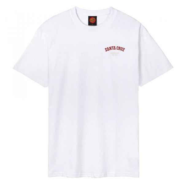 Santa Cruz T-Shirt Screaming Foam Hand - White - Skatewarehouse.co.uk