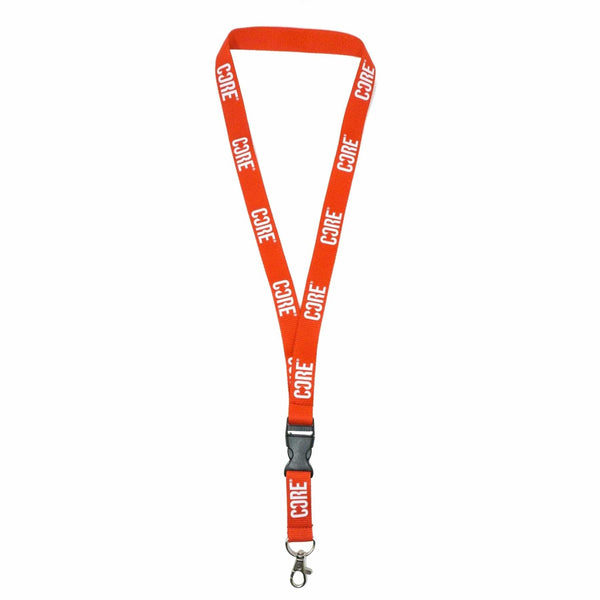 CORE Lanyard Keychain - Red / White