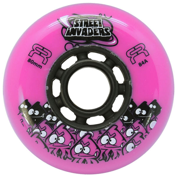 FR Street INVADER II Wheels - Pink - 80mm (Set of 4)