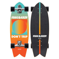 Carver Skateboards 29.25" Free & Easy Gradient Sun - C7 Surfskate Complete