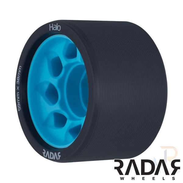 Radar (4) - Halo - Charcoal / Blue - / 95a Skateboard Wheels - 59mm