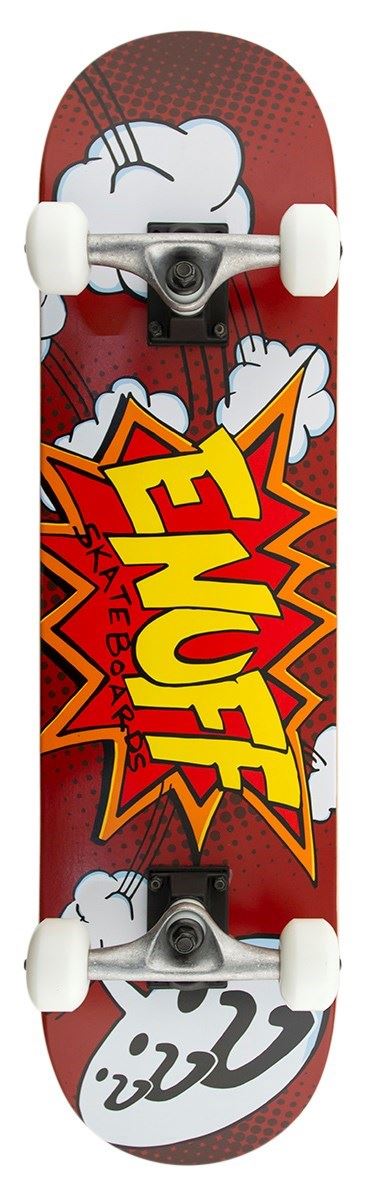 Enuff Pow Red Complete Skateboard - 7.75