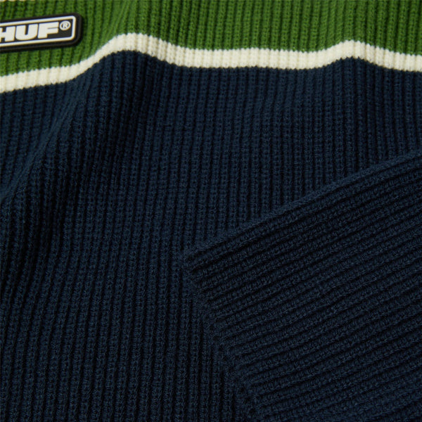 HUF Winnfield Crewneck Sweater (Navy) - L