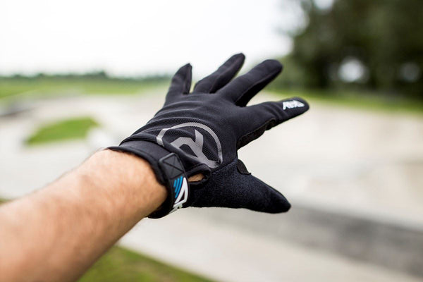 REKD Status BMX Scooter MTB Riding Gloves - Black - Skatewarehouse.co.uk