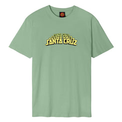 Santa Cruz T-Shirt Trails Arch Strip T-Shirt - Mineral Green - Skatewarehouse.co.uk