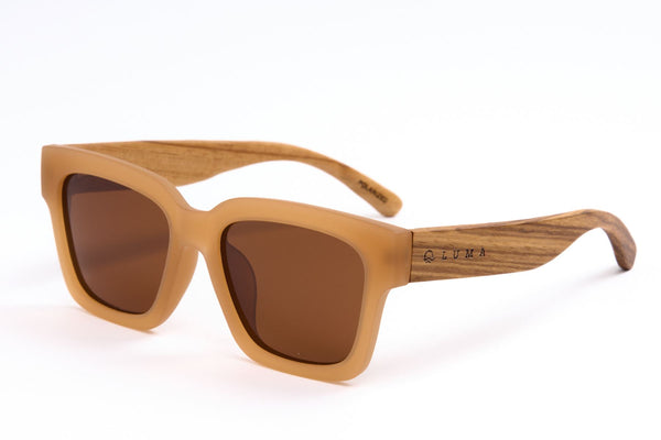 Luma Polzeath Recycled Sunglasses - Brown - Skatewarehouse.co.uk